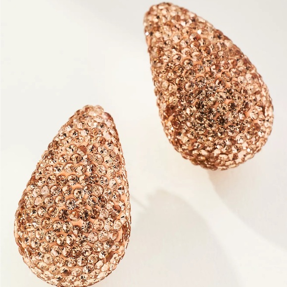 The Petra Drop Earrings: Pavé Edition - Picture 4 of 5